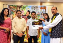 'Taqdeer' movie song shoot launch pooja ceremony with clapboard, Hyderabad